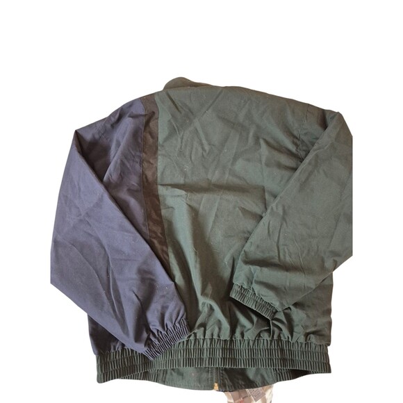 Perry Ellis Mens VTG 90s Tracksuit America 2pc Jacket Pants GRN BLU sz M NEW - Picture 4 of 9